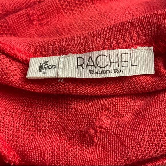 RACHEL Rachel Roy Casual Knit Racerback Maxi T-Shirt Dress S NEW Cherry Girl - Picture 10 of 11